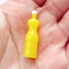 Dollhouse Miniature Orange Juice Bottle | Miniature Drink | Doll House Supplies (8mm x 29mm)