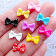 Star Ribbon Cabochons, Kawaii Decora Kei Jewellery DIY, Hairbow Cent, MiniatureSweet, Kawaii Resin Crafts, Decoden Cabochons Supplies