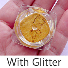 Gold Glitter Pigment for Resin Cabochon Making | Resin Coloring Supplies (Opaque Gold / 1.2 to 1.5 gram)