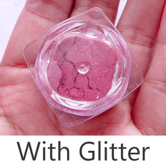 Resin Glitter Pigment for Kawaii Cabochon Coloring | Resin Art (Opaque Pink / 1.2 to 1.5 gram)
