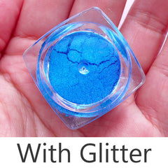 Resin Pigment for Glittery Cabochon DIY | Kawaii Resin Art (Opaque Blue / 1.2 to 1.5 gram)