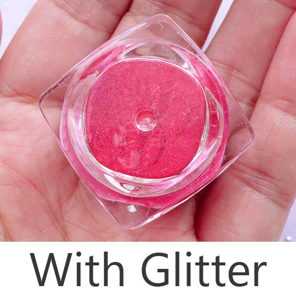 Resin Craft Supplies | Glitter Pigment | Kawaii Cabochon DIY (Opaque Red / 1.2 to 1.5 gram)