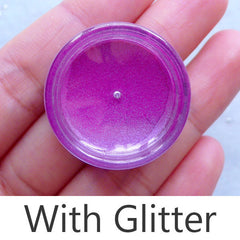 Shimmer Glitter Powder | Resin Color Pigment | Kawaii Cabochon DIY (Opaque Magenta Purple / 1.2 to 1.5 gram)