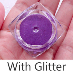 Glitter Powder Pigment | Resin Cabochon Colouring (Opaque Dark Purple / 1.2 to 1.5 gram)