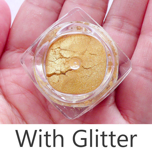 Pearlescence Glitter Pigment | Shimmer Pearl Powder | Resin Craft Supply (Opaque Light Gold / 1.2 to 1.5 gram)