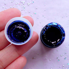 Decoden Cabochon Making | Translucent Dye for Resin Art | Transparent Pigments (Blue / 10 grams)