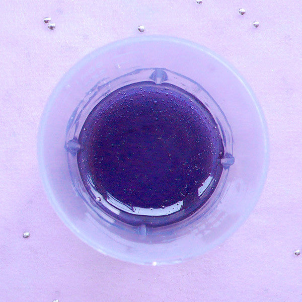 Kawaii Cabochon Pigment | Translucent Paint for Resin Art | Transparent Dye (Blue Black / 10 grams)