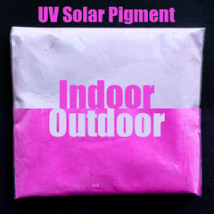 UV Pigment | Solar Pigment | Photochromic Pigment | Sun Activated Color Changing Powder | Sunlight & UV Light Sensitive | Epoxy Resin Art Supplies (Magenta Pink / 4 grams)