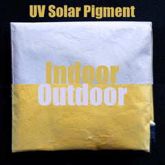 Solar Pigment | Photochromic Powder | UV Pigment | Sun Activated Color Changing Pigments | UV Light & Sunlight Sensitive | Epoxy Resin Craft Supplies (Yellow / 4 grams)
