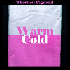 Thermochromic Pigment | Thermocolor Powder | Thermal Pigment | Color Changing Pigment | Heat Sensitive Pigment | Epoxy Resin Coloring (Fuchsia Pink / 4 grams)