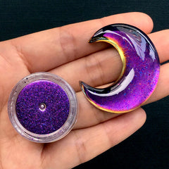 Galaxy Pigment | Colour Shifting Pigment Flakes | Chameleon Pigment | Duo Chrome Pigment | Resin Crafts (0.2 gram / Purple)