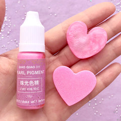 Resin Pigment Colorant | Shimmer Pearl Color | Resin Dye | Resin Coloring | Resin Painting | Kawaii Craft Supplies (Light Pink / 15 grams)
