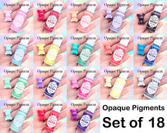 Opaque Pigment Set for Resin Craft | UV Resin Colorant | Epoxy Resin Color | Resin Colouring | Resin Dye | Resin Paint (Set of 18 Colors)