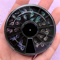 Teardrop Pointed Back Rhinestones | Kawaii Acrylic Crystal | Gemstone Embellishments (36 pcs / Assorted Pastel Colors)