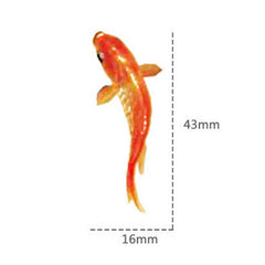 3D Koi Fish Sticker | 3 Dimensions Resin Painting | Resin Koi Pond Making | Oriental Embellishments | Resin Art Inclusions (2 Sheets)