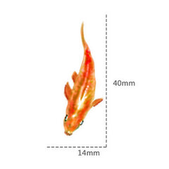 Koi Fish Clear Film Sticker for Resin Koi Pond DIY | 3D Resin Painting Effect | Resin Filler | Resin Craft Supplies (2 Sheets)