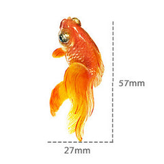 3D Goldfish Clear Film Sticker for Resin Art | 3D Resin Koi Pond Painting | Resin Inclusion (1 Sheet)