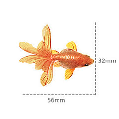 3D Gold Fish Painting Resin Stickers Exquisite Decorative Resin Crafts  Materials