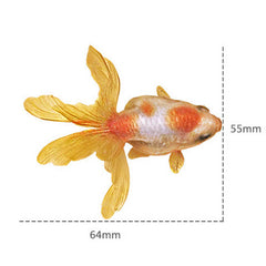 Resin Goldfish Painting Sticker | 3D Resin Art | Resin Koi Pond Painting | Resin Clear Film (1 Sheet)