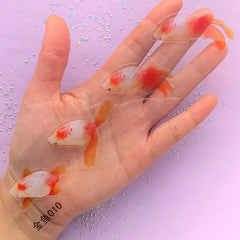 Resin Koi Pond Painting Sticker | 3D Resin Art Supplies | Three Dimensional Resin Goldfish Painting (1 Sheet)