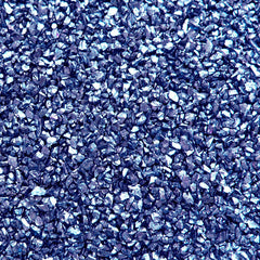 Loose Glass Glitter Confetti | Metallic Sprinkles | Crushed Glass Flakes | 3D Nail Art & Scrapbooking (Dark Blue / 10 grams)