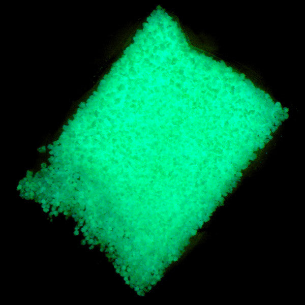 Glow in the Dark Sand Particles | Phosphorescent Sand | Fluorescent Sand | Mini Wishing Jar Making | Resin Crafts (Light Green / 10 grams)