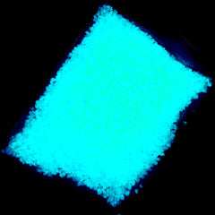 Glow in the Dark Sand Particles | Phosphorescent Sand | Fluorescent Sand | Wishing Glass Bottle Necklace | Resin Cabochon Making (Teal Blue / 10 grams)