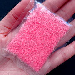 Glow in the Dark Sand Particles | Phosphorescent Sand | Fluorescent Sand | Wish Jar Pendant | Resin Craft Supply (Orange / 10 grams)