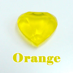 Orange Yellow UV Resin | Sunlight Curing Resin | Hard UV Cured Resin | Kawaii Resin Supplies | Solar Ultraviolet Activated Resin (25g / Translucent Clear Orange)