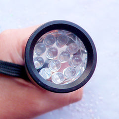 UV Torch | 12 LED Ultraviolet Flashlight | 395nm UV Purple Light | Tool for UV Resin Crafts
