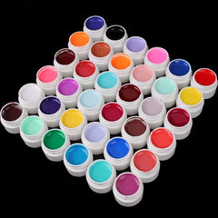 Nail UV Gel in Solid Color | Nail Polish for Nail Designs | Coloring for UV Resin Art | Filling for Open Bezels | Nail Art | Nail Decorations (3 Colors by Random)