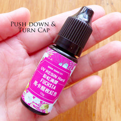 Kawaii Pastel Colored UV Resin | Opaque Hard Type Resin | Ultraviolet Cured Resin | Solar Curing Resin | Sunlight Activated Resin (10g / Opaque Lilac)