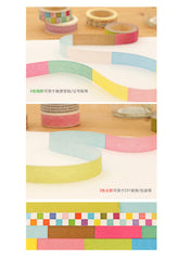 Washi Tape Masking Tape Kawaii Japanese Deco Tape (1 roll BY RANDOM) Scrapbooking Card Making Gift Packaging Wedding Home Decor WR01