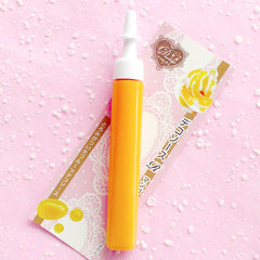 Padico Decollage Deco Sauce (Transparent Yellow) from Japan - Miniature Food / Sweets / Ice Cream / Cupcake / Whipped Cream Decoration DS016