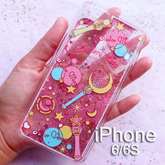CLEARANCE Glitter Phone Case for iPhone 5/5S/6/6S/6Plus | Kawaii iPhone Case | Anime Decoden Supplies