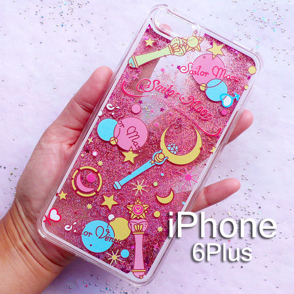 CLEARANCE Glitter Phone Case for iPhone 5/5S/6/6S/6Plus | Kawaii iPhone Case | Anime Decoden Supplies