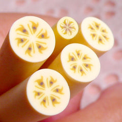 Polymer Clay Cane - Fruit - Banana (LARGE / BIG) - for Miniature Food / Dessert / Cake / Ice Cream Sundae Decoration and Nail Art BC05