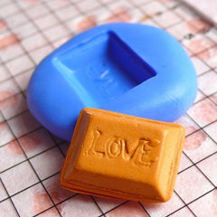 Love Chocolate Mold 15mm Silicone Flexible Mold Miniature Sweets Mold Fimo Polymer Clay Mold Kawaii Jewelry Kitsch Cabochon Resin MD360