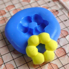 Pon de Ring Mold 16mm Silicone Flexible Mold Miniature Donut Mold Fimo Polymer Clay Resin Dollhouse Bakery Kawaii Jewelry Cabochon MD248