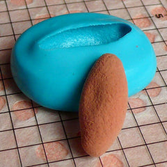 French Bread Mold Baguette Mold 22mm Silicone Flexible Mold Dollhouse Miniature Bakery Fimo Polymer Clay Mold Kawaii Cabochon Mold MD220