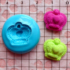 Crown Mold 16mm Flexible Silicone Mold Jewelry Earrings Mold Scrapbooking Mold Fimo Polymer Clay Resin Fondant Mold Cupcake Topper MD528