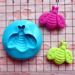 Insect / Fly (18mm) Silicone Flexible Mold Push Mould Cupcake Jewelry Charms (Fimo Resins Wax Plaster Soap Gum Paste Candy Fondant) MD416