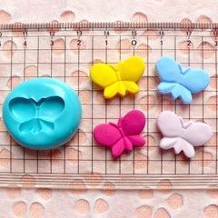 Butterfly (20mm) Silicone Flexible Push Mold - Miniature Food, Sweets, Cupcake, Jewelry Charms (Clay Fimo Resin Wax Gum Paste Fondant) MD409