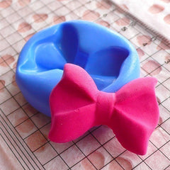Bow / Bowtie (28mm) Silicone Flexible Push Mold - Miniature Food, Sweets, Jewelry, Charms (Clay, Fimo, Resins, Gum Paste, Fondant) MD480