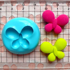 Butterfly (23mm) Silicone Flexible Push Mold - Miniature Food Sweets Jewelry Charms Cupcake (Clay Fimo Resin Wax Gum Paste Fondant) MD411