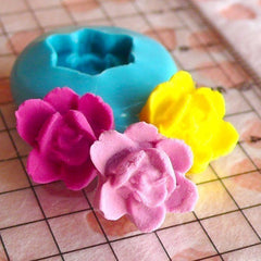 Flower Mold Lotus Mold 12mm Flexible Silicone Mold Jewelry Earrings Mold Mini Gumpaste Fondant Mold Polymer Clay Scrapbooking Mold MD813