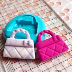 Handbag (23mm) Silicone Flexible Push Mold - Miniature Food, Sweets, Cupcake, Jewelry, Charms (Clay Fimo Epoxy Gum Paste Fondant Wax) MD723