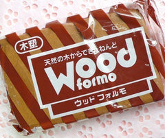 Paper Clay - Wooden Texture - Miniature Cookie Biscuit Sweets Food - Padico Wood Formo Clay from Japan (500g)