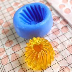 Flower Mold 40mm Cupcake Topper Flexible Mold Silicone Mold Flower Gum, MiniatureSweet, Kawaii Resin Crafts, Decoden Cabochons Supplies