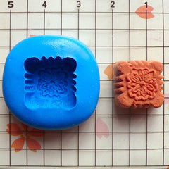 Mooncake (Square) (14mm) Silicone Mold Flexible Mold - Miniature Food, Sweets, Jewelry, Charms (Clay Fimo Resin Gum Paste Fondant Wax) MD335